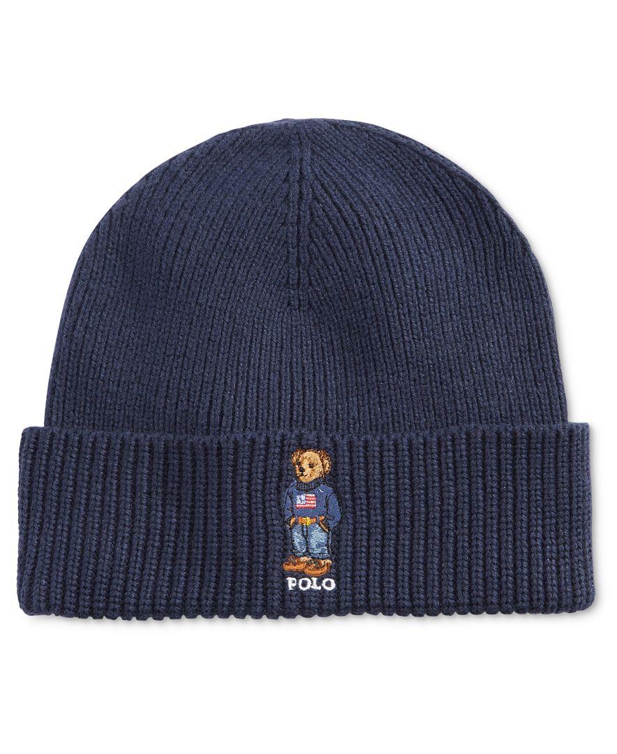 ralph lauren teddy bear cap